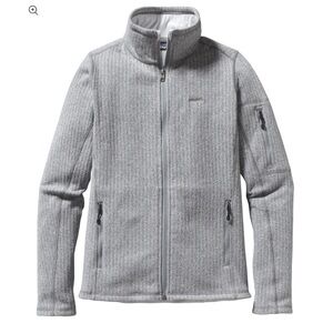 Patagonia Better Sweater Woman’s XS Small Gray Grey Full Zip Jacket Flee…